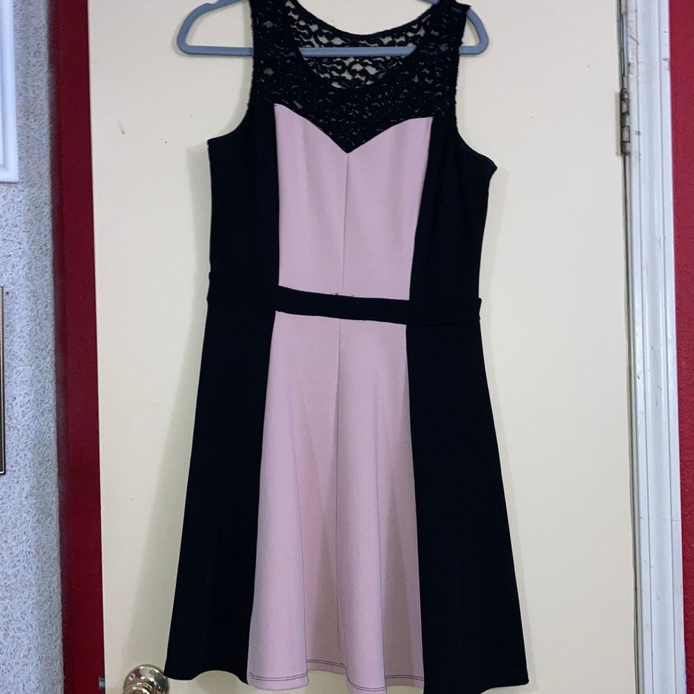 Black and Pink Dress